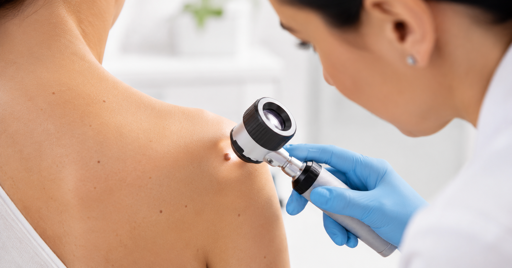 Дерматоскопія в Києві — огляд родимок лікарем-дерматологом у SkinCare Clinic